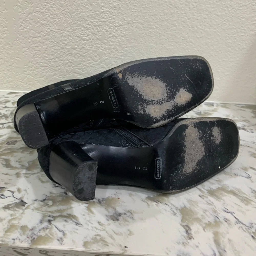 Coach Bibi small logo / calf booties